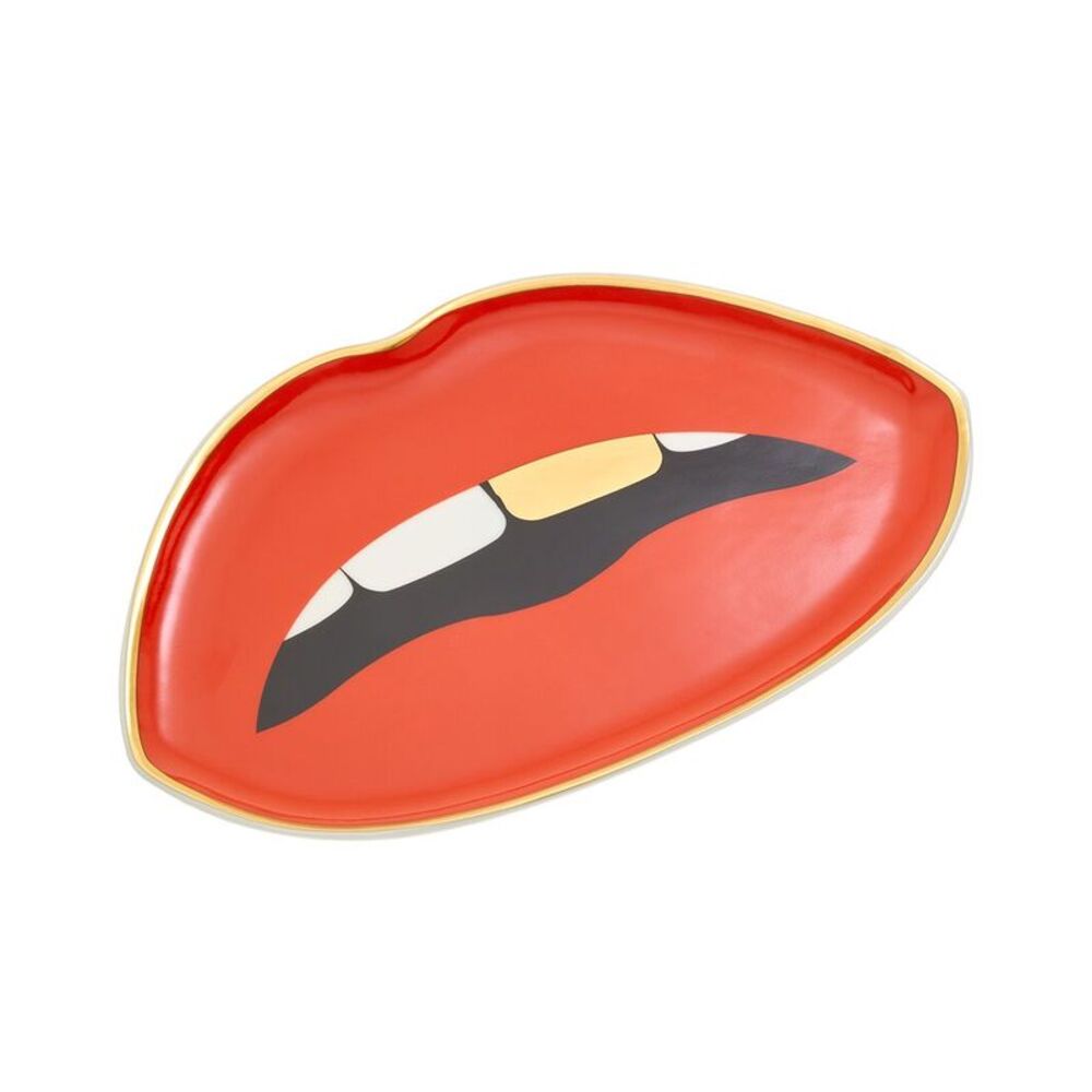 Jonathan Adler Lips Trinket Tray, Red